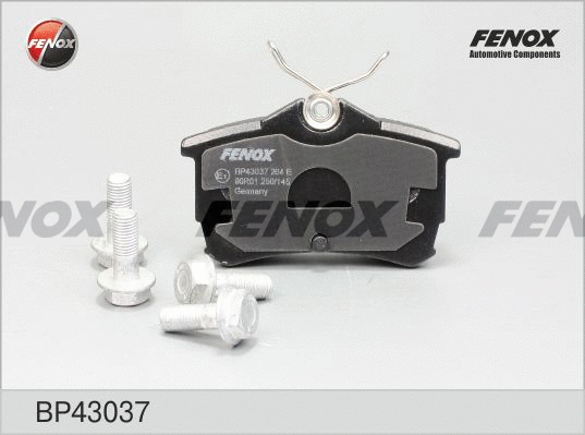 Kit de plaquettes de frein, frein à disque FENOX BP43037