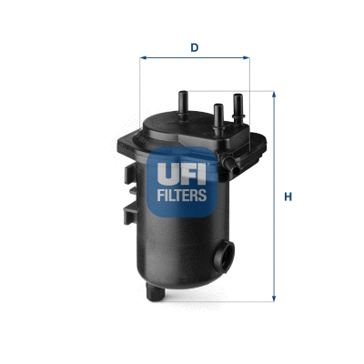 Filtre à carburant UFI 24.132.00