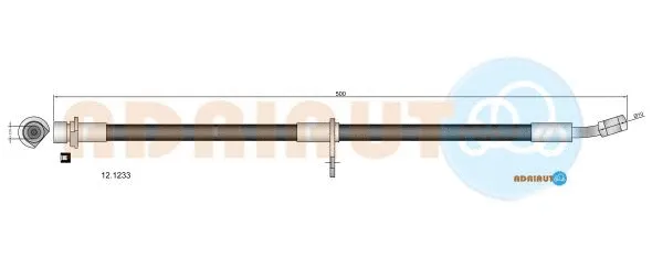Flexible de frein ADRIAUTO 12.1233