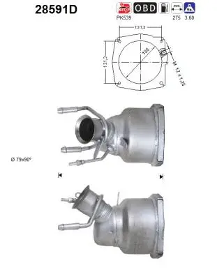 Catalyseur AS 28591D