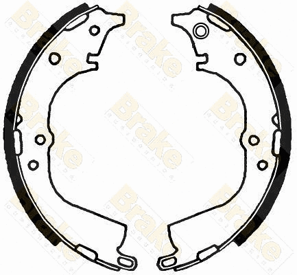 Jeu de mâchoires de frein Brake ENGINEERING SH2525