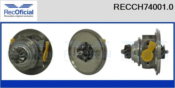Groupe carter, turbocompresseur RECOFICIAL RECCH74001.0