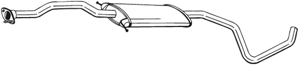 Silencieux central KLOKKERHOLM 285-953