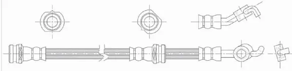 Flexible de frein Technika 44657