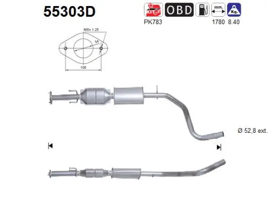 Catalyseur AS 55303D