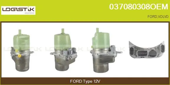 Pompe hydraulique, direction LGK 037080308OEM