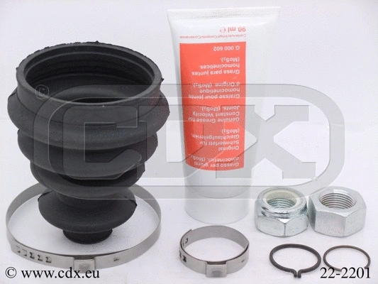 Jeu de joints-soufflets, arbre de commande CDX 22-2201
