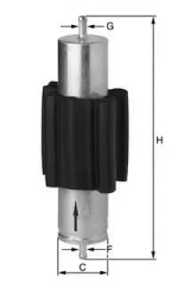 Filtre à carburant UNIFLUX FILTERS XN363