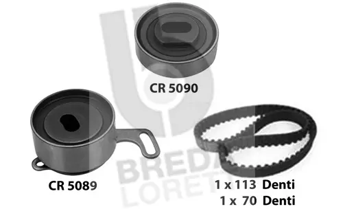 Kit de courroie crantée BREDA LORETT KCD0478