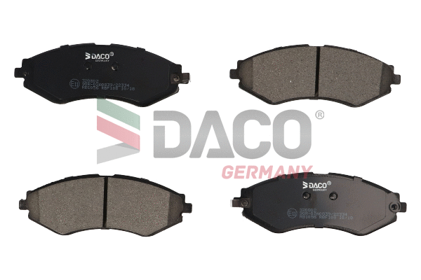 Kit de plaquettes de frein, frein à disque DACO Germany 320802