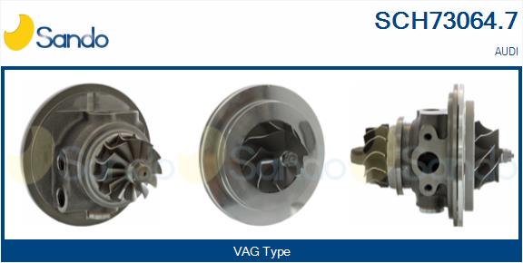 Groupe carter, turbocompresseur SANDO SCH73064.7