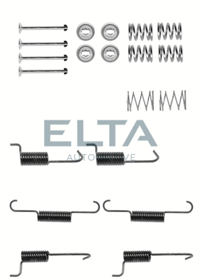 Kit d'accessoires, mâchoires de frein de stationnement ELTA AUTOMOTIVE EA8126
