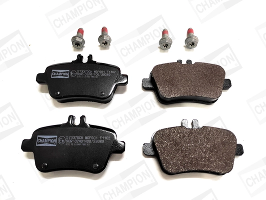 Kit de plaquettes de frein, frein à disque CHAMPION 573370CH
