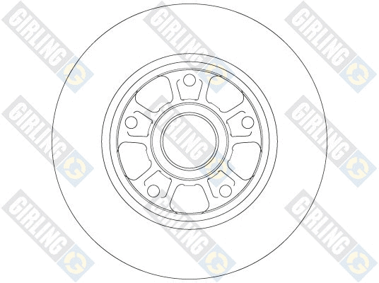 Disque de frein GIRLING 6061826