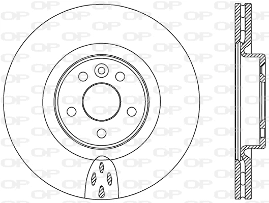Disque de frein OPEN PARTS BDR2456.20
