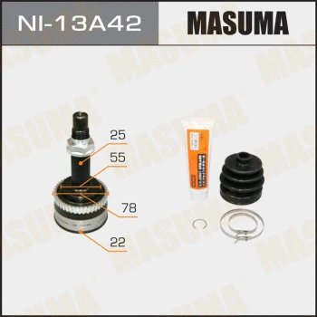Jeu de joints, arbre de transmission MASUMA NI-13A42