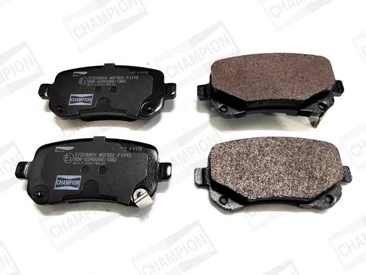 Kit de plaquettes de frein, frein à disque CHAMPION 573299CH