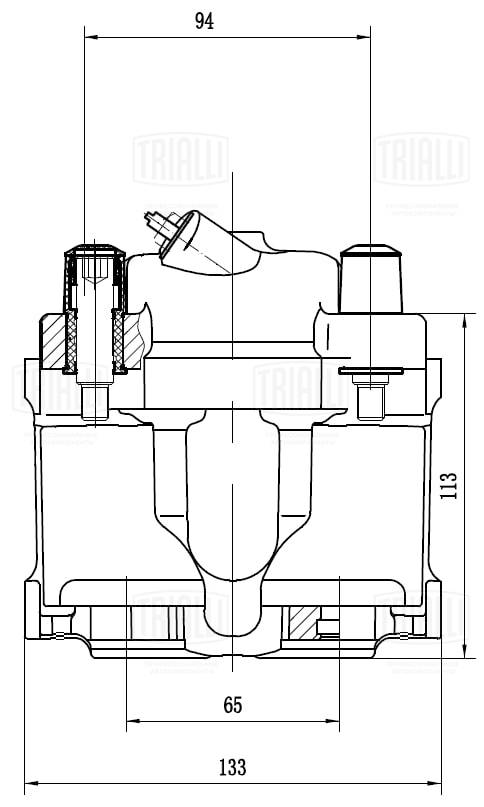 Étrier de frein TRIALLI CF 102070