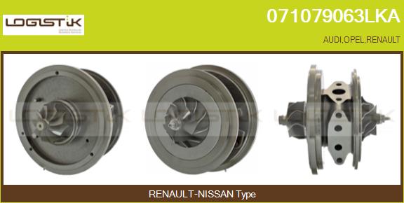 Groupe carter, turbocompresseur LGK 071079063LKA