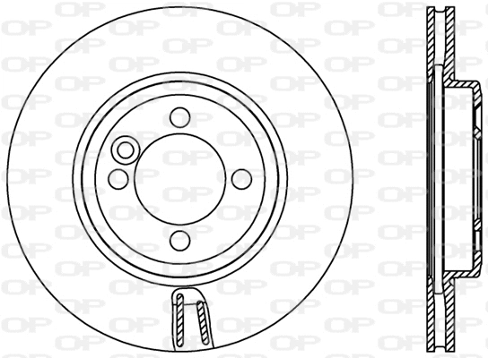 Disque de frein OPEN PARTS BDR2399.20