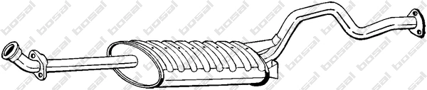 Silencieux central KLOKKERHOLM 282-891
