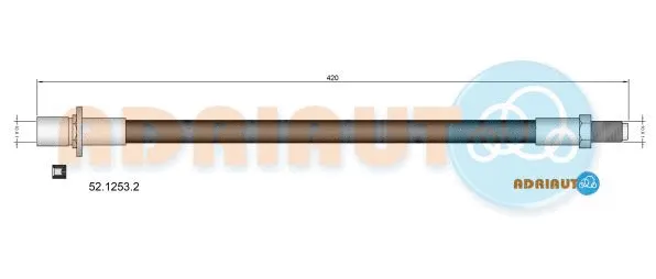 Flexible de frein ADRIAUTO 52.1253.2