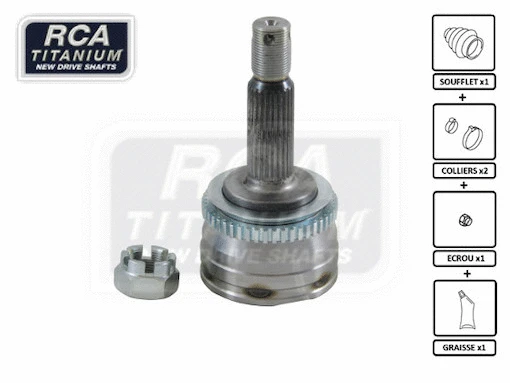 Jeu de joints, arbre de transmission RCA FRANCE HY103