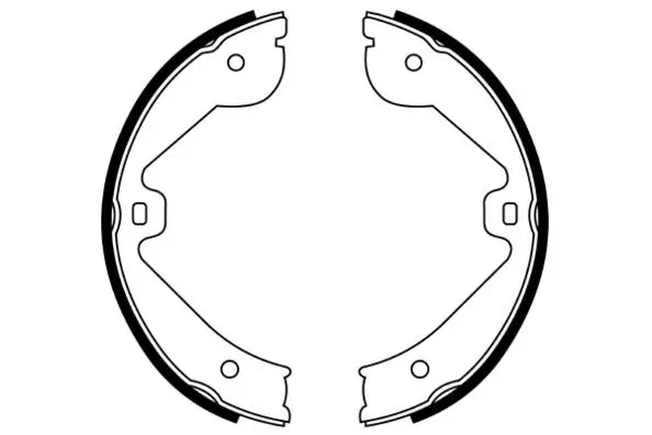 Jeu de mâchoires de frein E.T.F. 09-0653