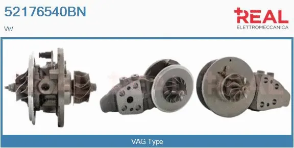 Groupe carter, turbocompresseur REAL 52176540BN