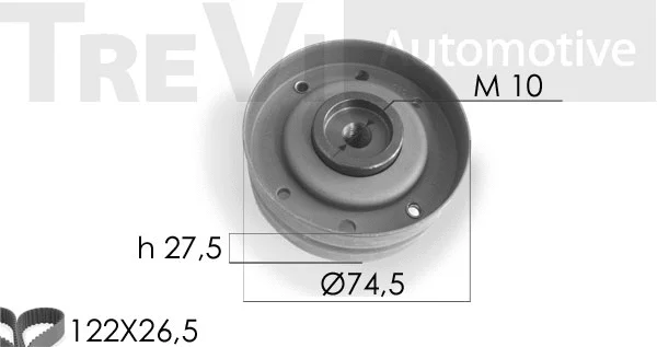 Kit de courroie crantée TREVI AUTOMOTIVE KD1061