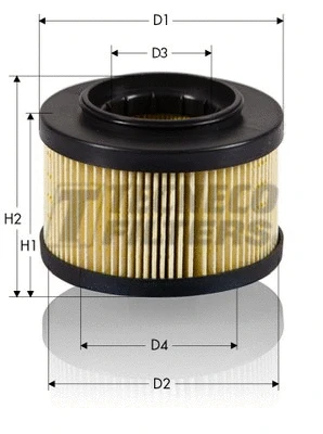 Filtre à carburant TECNECO FILTERS GS09803E