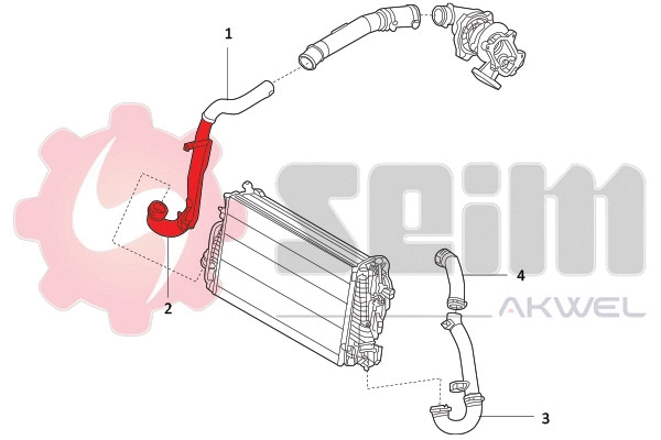 Gaine de suralimentation SEIM 981891