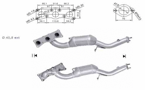 Catalyseur VEGAZ GmbH BK-844