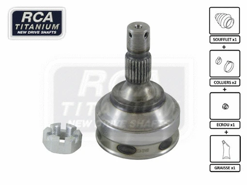 Jeu de joints, arbre de transmission RCA FRANCE CI24