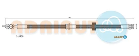 Flexible de frein ADRIAUTO 55.1298