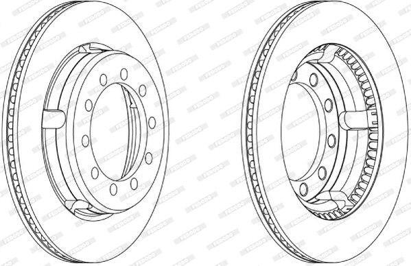 Disque de frein FERODO FCR179A