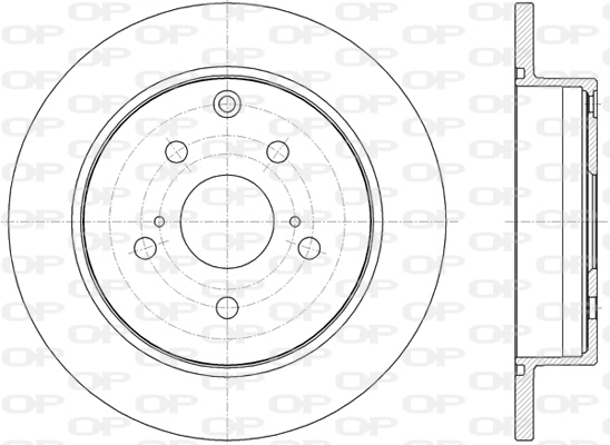 Disque de frein OPEN PARTS BDA2821.10