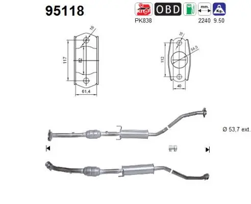 Catalyseur AS 95118