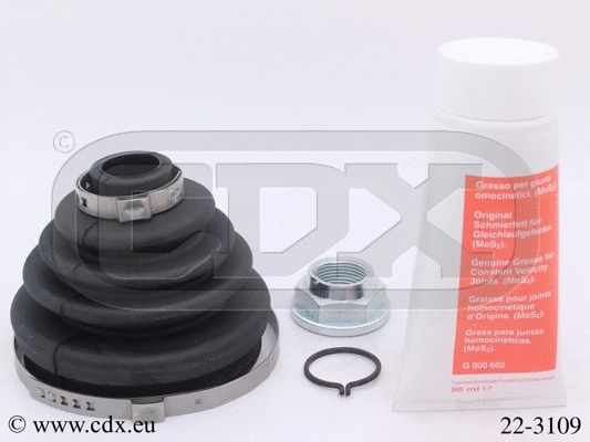 Jeu de joints-soufflets, arbre de commande CDX 22-3109