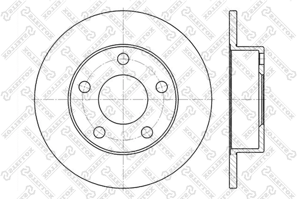Disque de frein STELLOX 6020-4763-SX