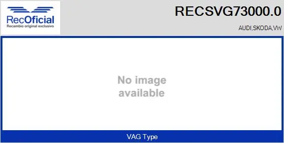 Vanne EGR RECOFICIAL RECSVG73000.0