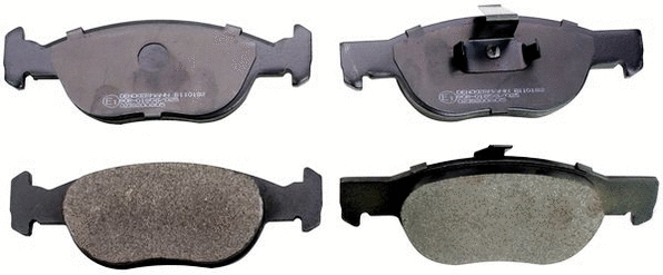 Kit de plaquettes de frein, frein à disque DENCKERMANN B110182