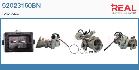 Turbocompresseur, suralimentation REAL 52023160BN