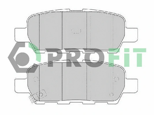 Kit de plaquettes de frein, frein à disque PROFIT 5000-1693