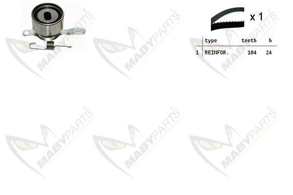 Kit de courroie crantée MABYPARTS OBK010291