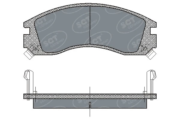 Kit de plaquettes de frein, frein à disque SCT - MANNOL SP 171 PR
