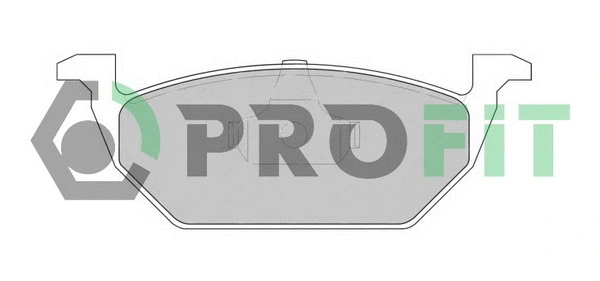 Kit de plaquettes de frein, frein à disque PROFIT 5000-1094 C