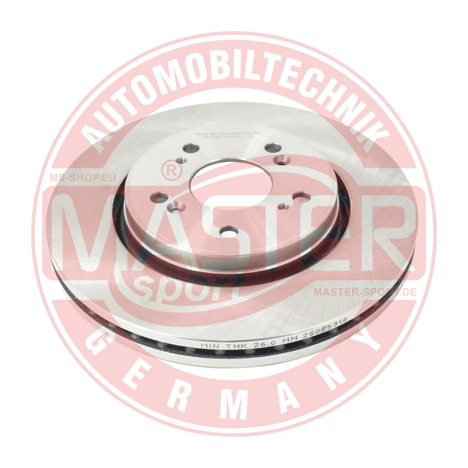 Disque de frein MASTER-SPORT GERMANY 24012802171-PCS-MS