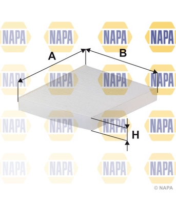 Filtre, air de l'habitacle NAPA NFC4306