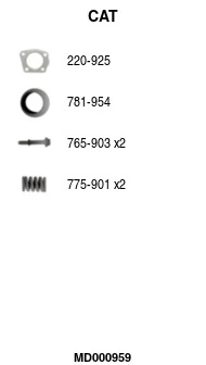 Catalyseur FA1 MD000959